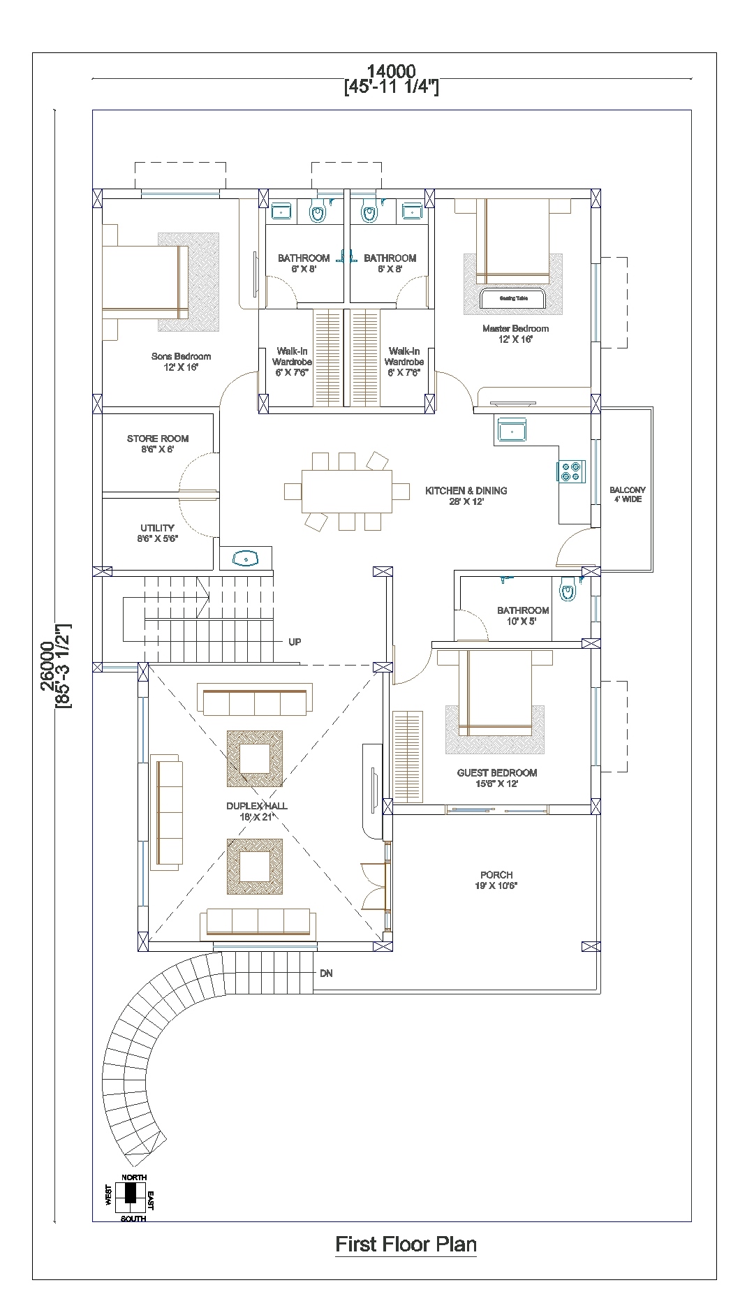 60x40 Elevation Design Indore - 60*40 House Plan India