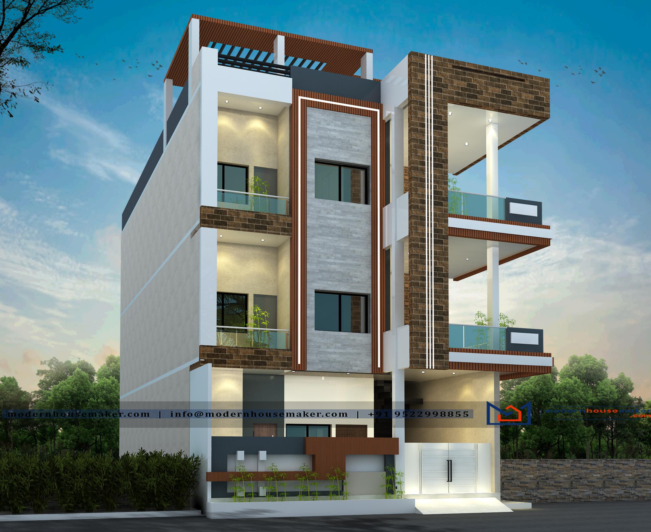 Modern House Designs Company Indore, India | Home Structure Designs