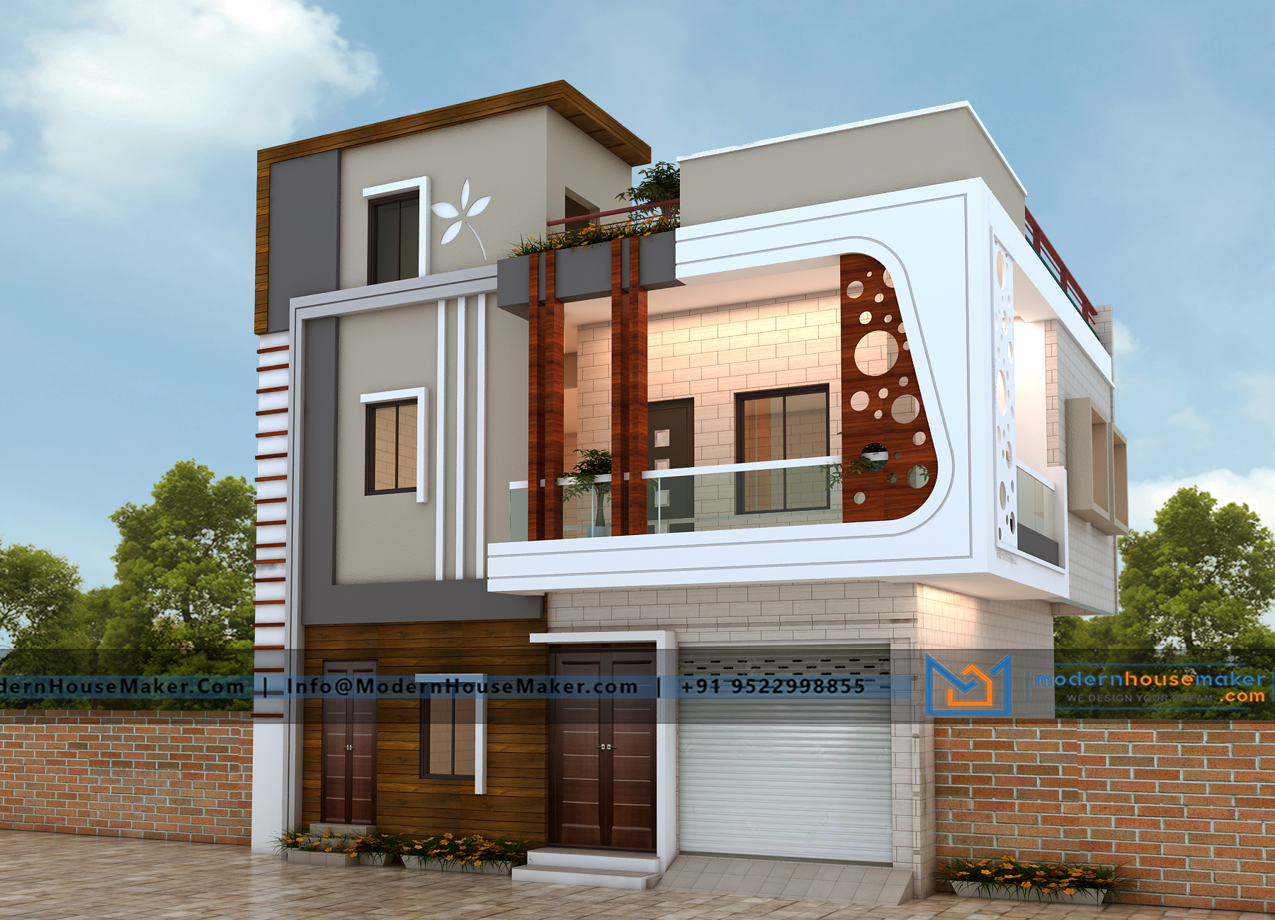 30x40 Elevation Design Indore - 30*40 House Plan India