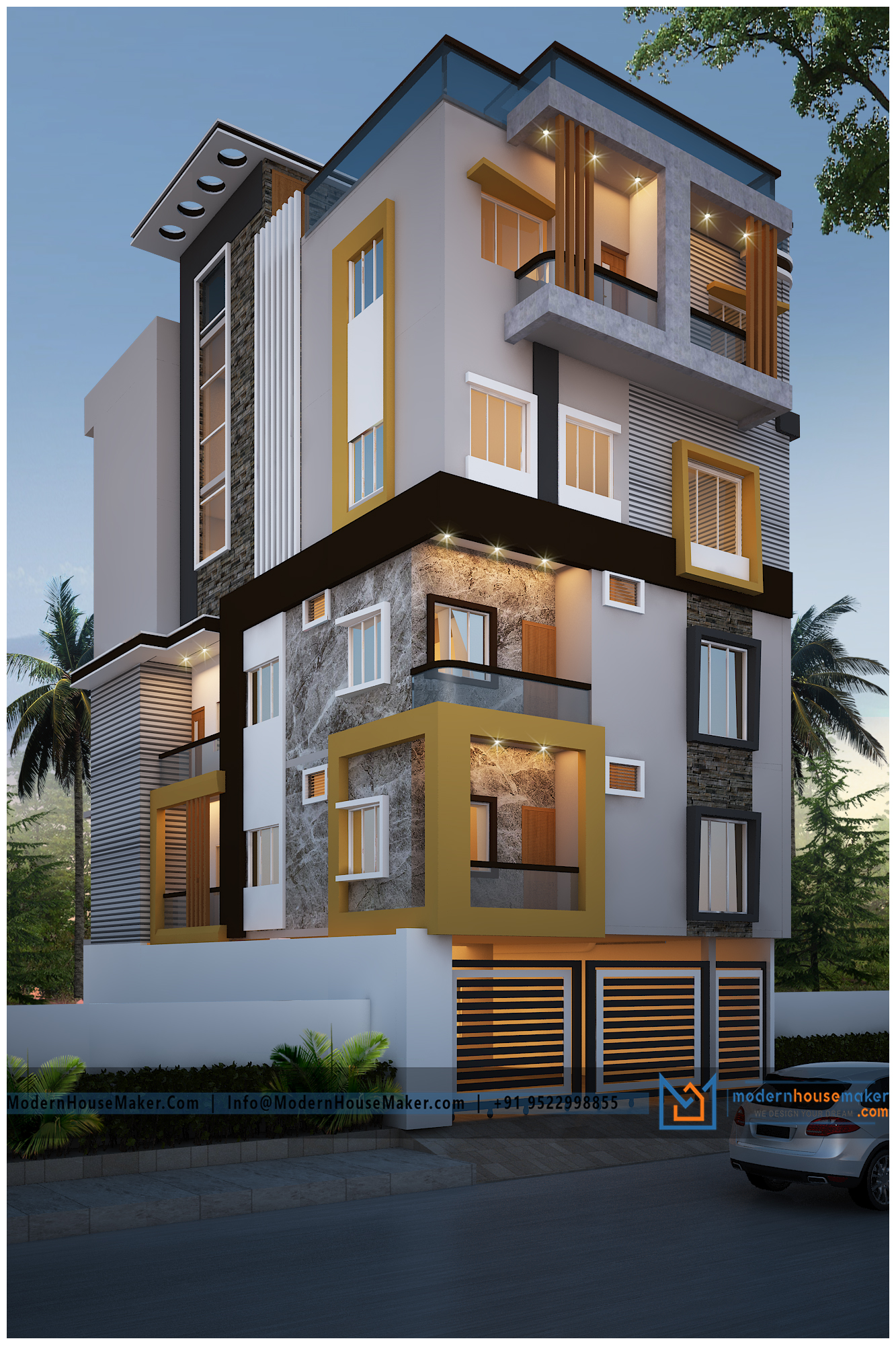 30x40 Elevation Design Indore - 30*40 House Plan India