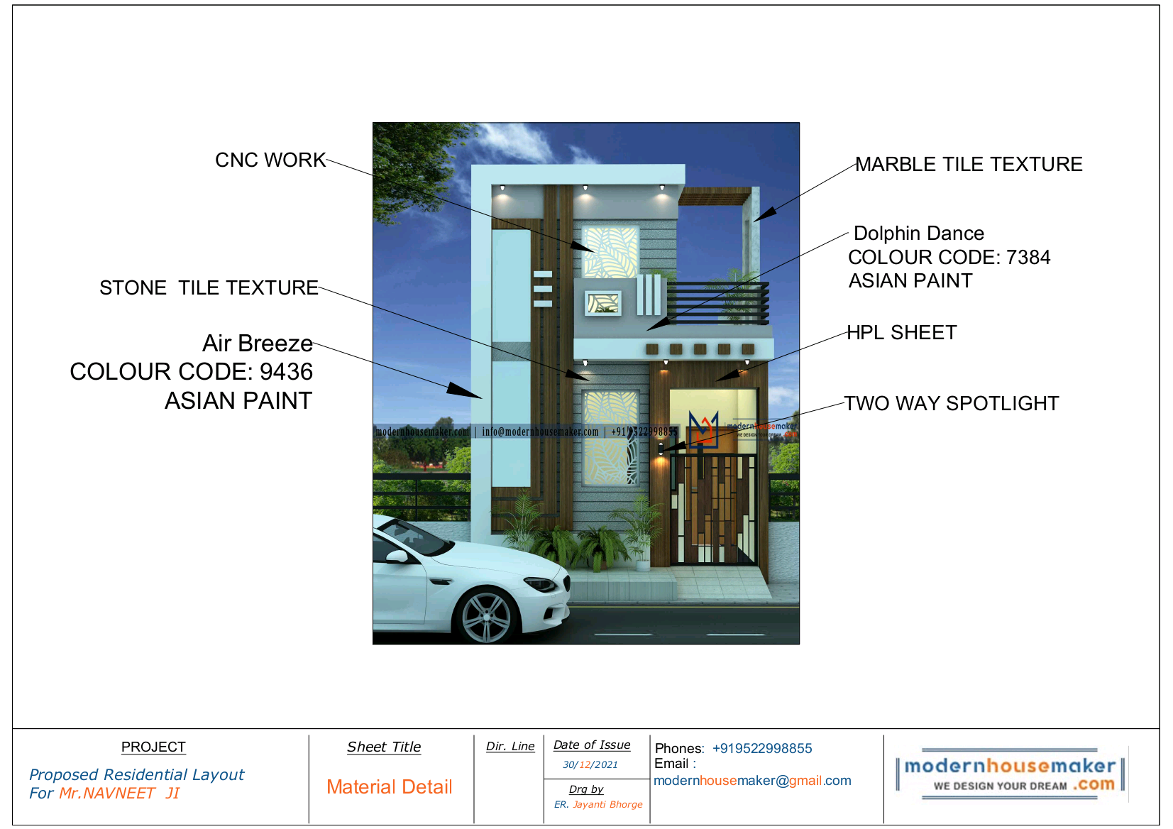 38x20 Elevation Design Indore 38 20 House Plan India