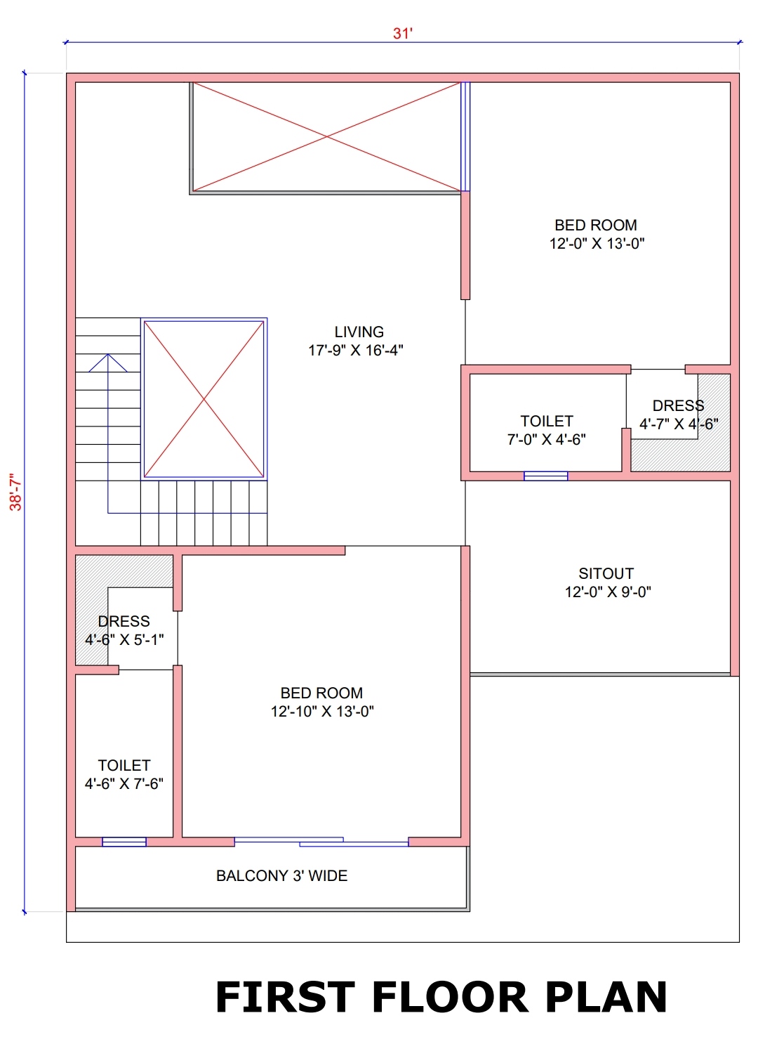 31x40 Home Elevation Design | 31*40 Plot Size House Plan