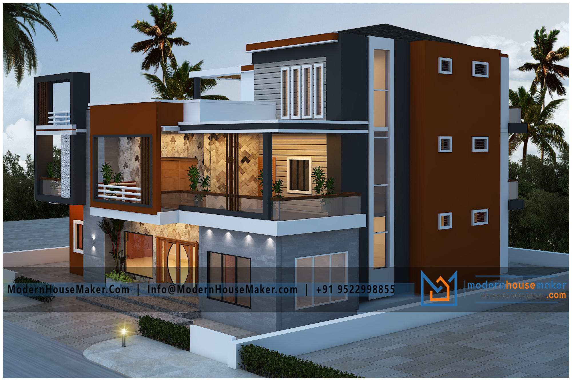 Modern House Designs Company Indore, India | Home Structure Designs