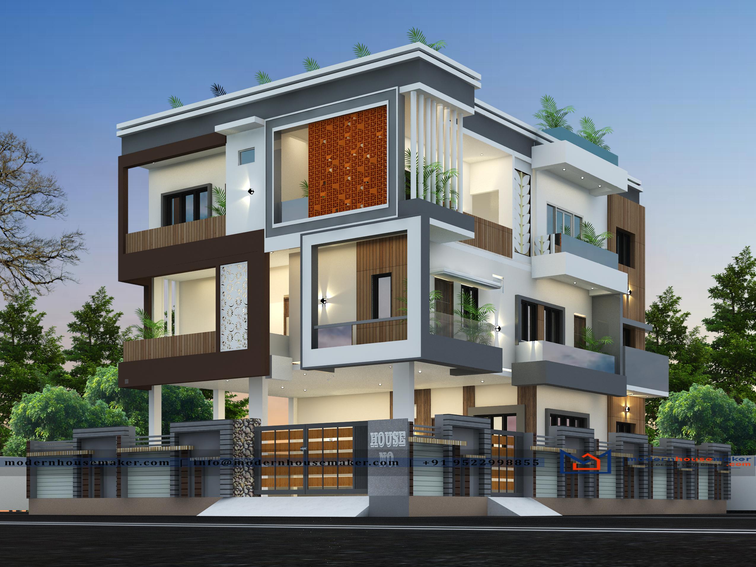 Modern House Designs Company Indore, India | Home Structure Designs