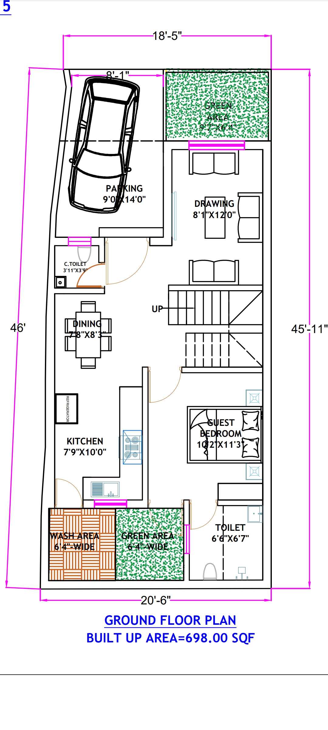 18x46-elevation-design-indore-18-46-house-plan-india