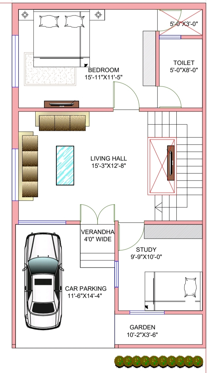 23x43 House Plans