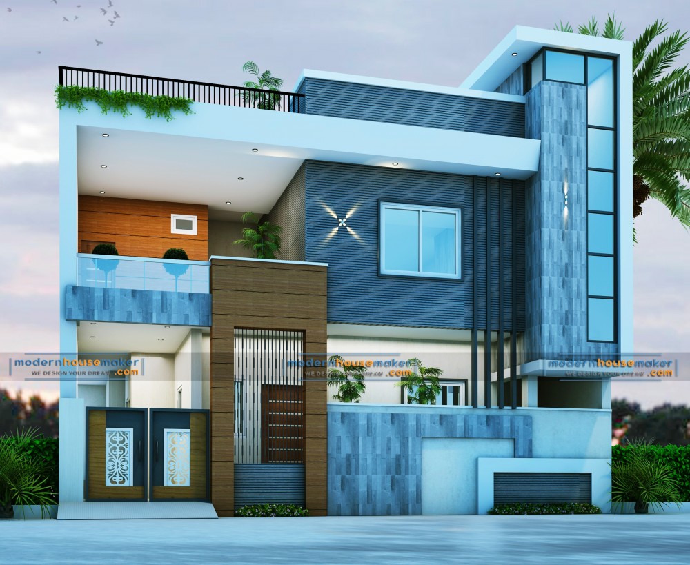 Online Modern House Design | Home 3D Elevation | Floor Plans